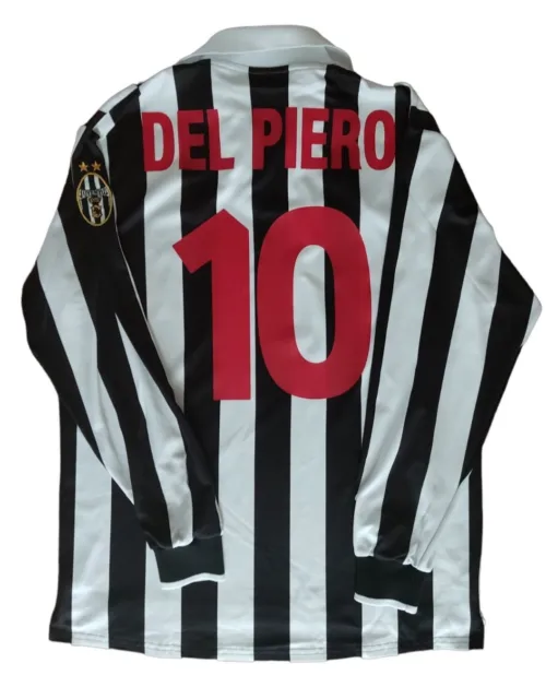 Maglia calcio Juve Juventus Del Piero 1998-1999 Kappa Gara Shirt jersey L