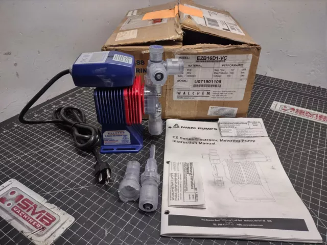 Walchem / Iwaki Chemical Metering Pump EZB16D1-VC