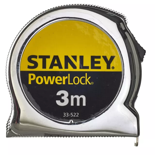 STANLEY 0-33-522 Flexometro Powerlock 3m x 19mm