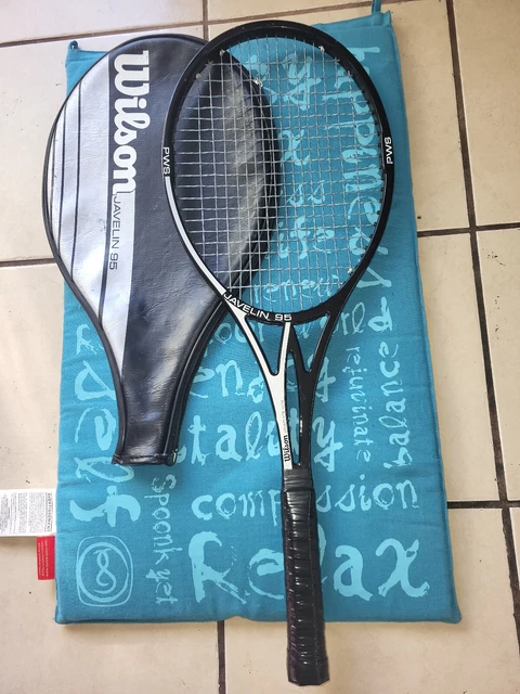 RARE WILSON JAVELIN 95 Graphite H.M Split Throat Tennis Racquet 4