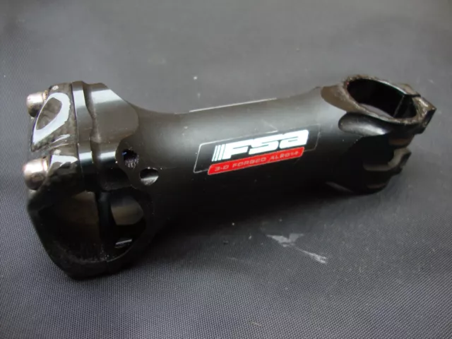FSA OS115 Bike Cycling Stem 31.8mm Clamp 110mm Length 6 Degree Rise Carbon Cap
