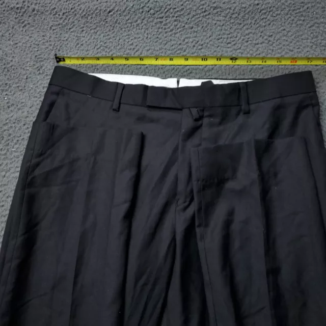 FRANK & OAK Bernard Wool Dress Pants Black Mens 34 x34 $15.10 - PicClick