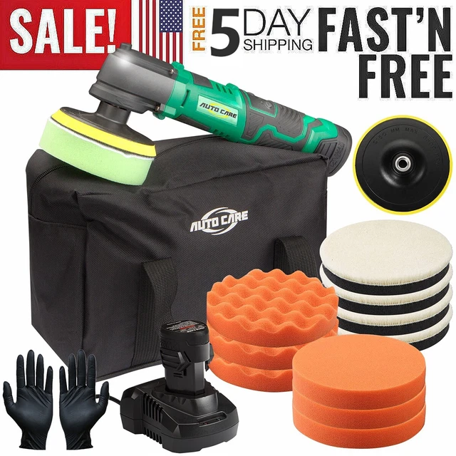 MINI CORDLESS POLISHER Buffer Sander 4" Rotary Battery Car Polishing