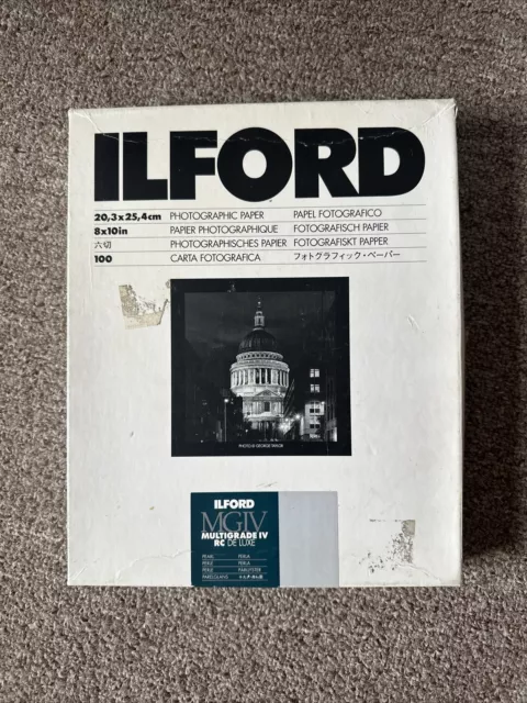 Ilford B&W Paper 8X10 Multigrade IV 100 Pack (Pearl) 1 Pack