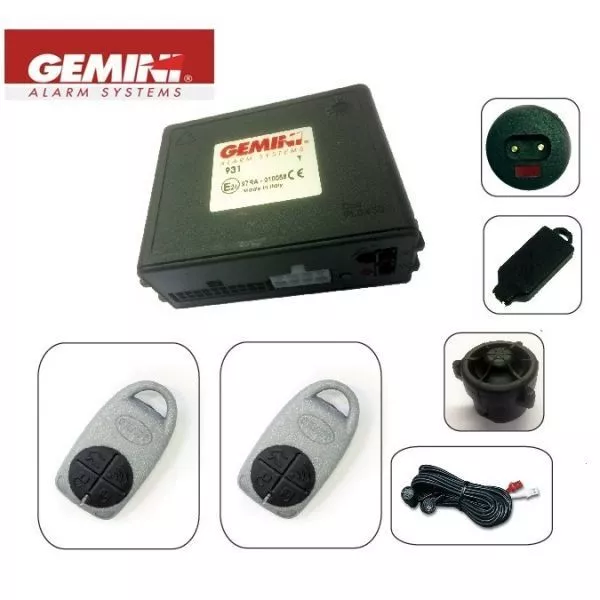 Alarme Avec 2 Telecommandes Autoalimentee Modulaire 12V Gemini