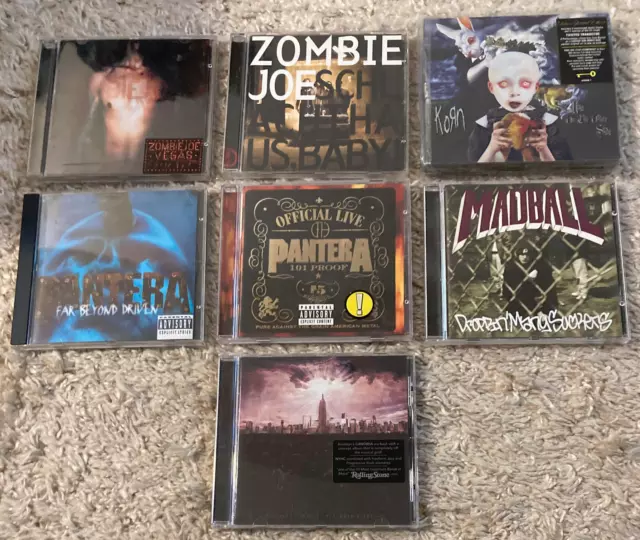 Cd-Konvolut 5tlg Métal/Hardcore 2xZombie Joe Pantera Madball Candiri