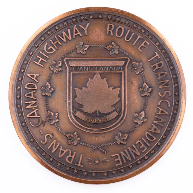 1962 Trans-Canada Highway Route Bronze Medallion