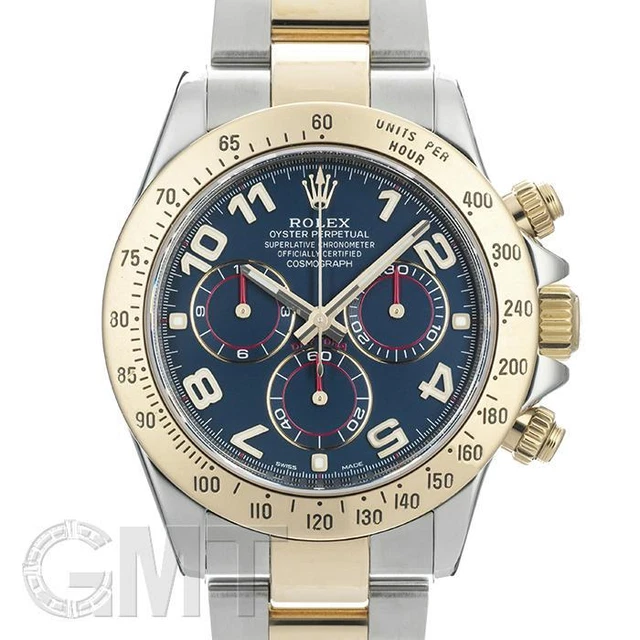 Rolex daytona 2 tone blue dial sale