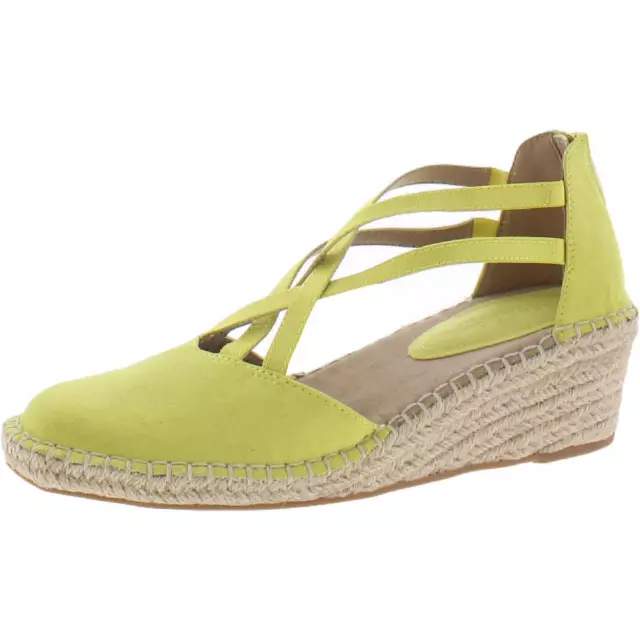 Kenneth Cole Reaction Womens Clo Elastic  Wedge Sandals 6 Medium (B,M) BHFO 3795