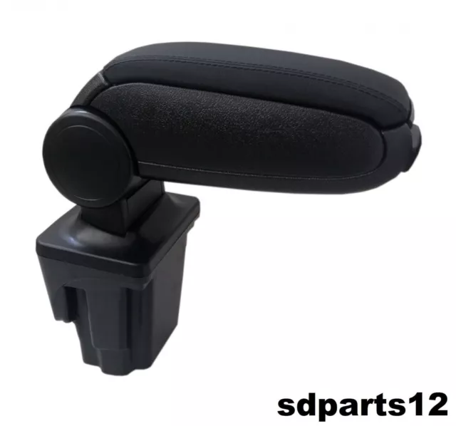 Armlehne Zentral Seat Leon 2 II Typ 1P (2005-2012) Kunst Leder Schwarz