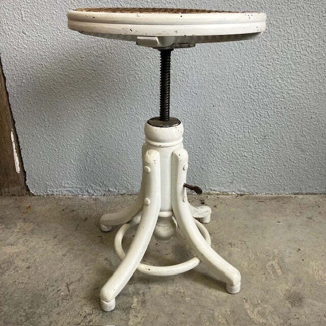 VidaXL Tabouret à Tambour Réglable Noir Rond - Siège Musique Confortable