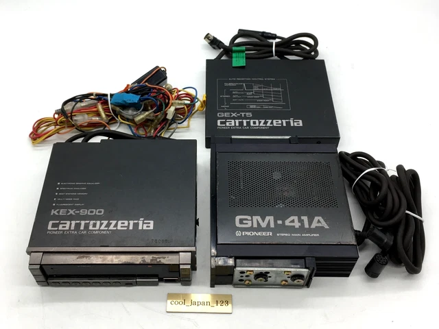 carrozzeria KEX-900＋GEX500 PIONEER CARROZZERIA KEX-900 GM-41A GEX-T5 Car Component Deck