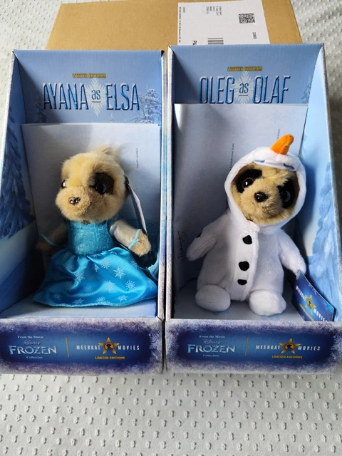 COMPARE THE MEERKAT Disney Frozen Ayana as Elsa and Oleg as Olaf ...