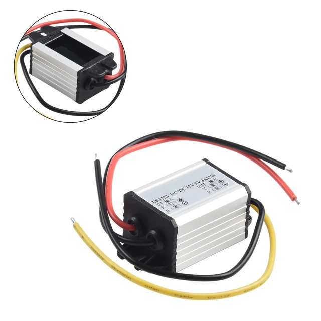Convertisseur DC-DC 12V Vers 3.3V 3A Étanche - Module Alimentation Pour LED, Audio Voiture - Protections Intégrées