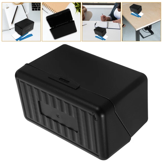 Boîte Rangement Cartes De Visite Transparente - Plastique Robuste, Organisateur Bureau Ou Voyage