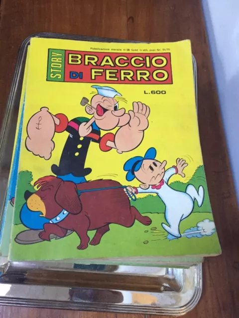 Braccio Di Ferro Story N°38 1981 Ed. Metro Milano Fumetto Umoristico Vintage