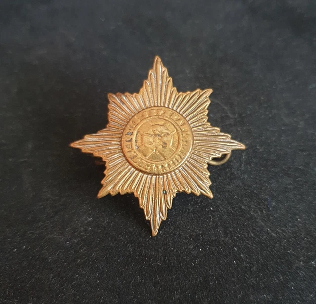 WW1 BRITISH (IRISH) Army Other Ranks Irish Guards Brass Cap Badge.. $73 ...