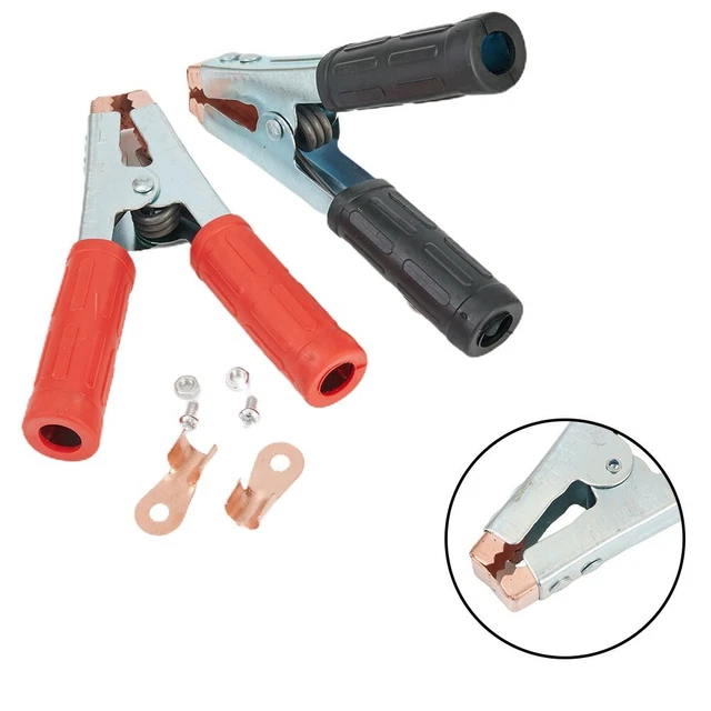 2 X 600A coccodrillo-alligatore pesanti-veicolo-barca-batteria-test-clip-morsetto
