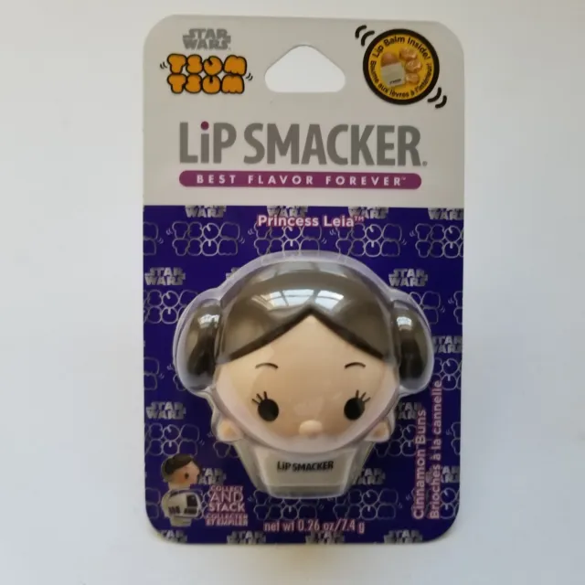 New Disney Tsum Tsum Star Wars Lip Smacker Princess Leia Lip Balm Gloss Chapstic