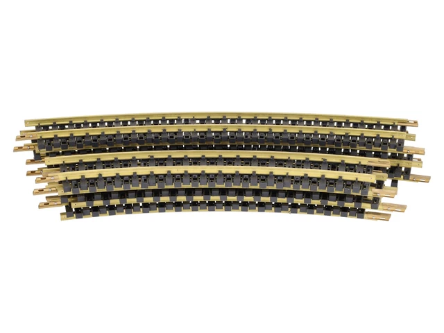 Aristo-Craft G Assorted USA Brass Rail Curved Track Sections: 20112, 30110 [12]