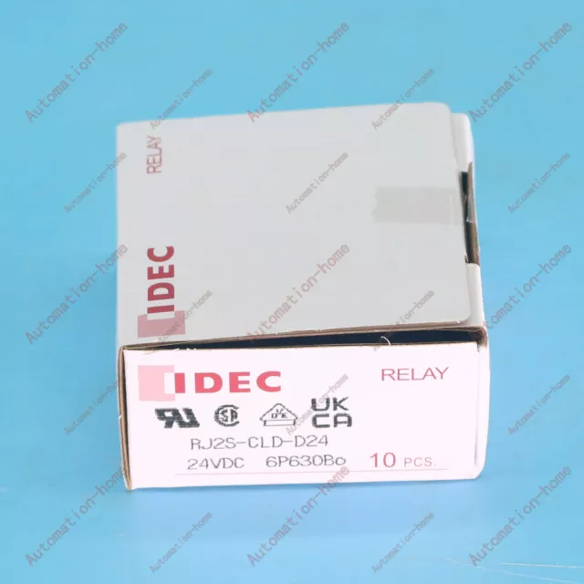 10Pcs NEW IDEC Intermediate Relay RJ2S-CLD-D24 24VDC spot stock #YP1