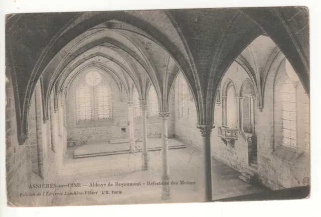 Cpa 95 - Asnières-Sur-Oise - Abbaye De Royaumont (Val-D'oise) - Écrite