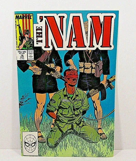 Vintage 1987 Marvel Comics Universe The Nam #16 Vietnam War Stories John Beatty
