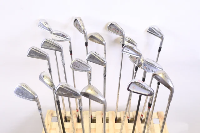 Wholesale Lot of 20 Various Ben Hogan Golf Clubs - Irons Wedges RH Vintage