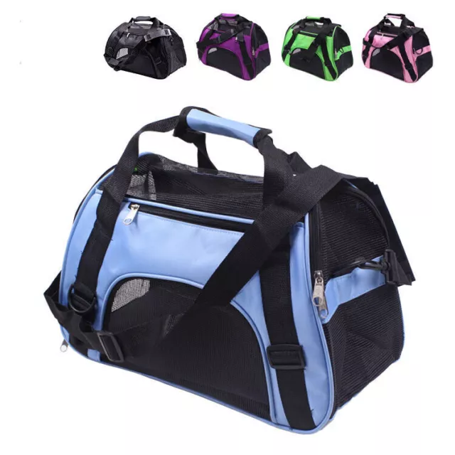 Cat Carrier Bag Soft Fabric Travel Folding Pet Dog Puppy Kennel Carry Cage Crate