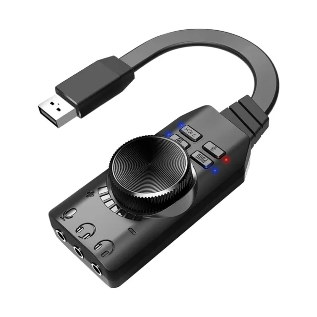 Immerse Yourself in Gaming Audio with USB Sound Card Virtual 7 1 Channel