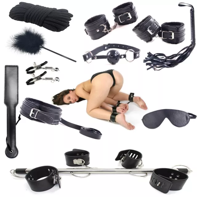 Offertissima kit bondage sadomaso barra costrittiva fetish accessori sexy bdsm