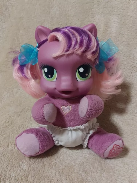 🌼✿ PELUCHE HASBRO MY LITTLE PONY BAMBOLA PARLANTE 2010 23 cm FUNZIONANTE! ✿🌼