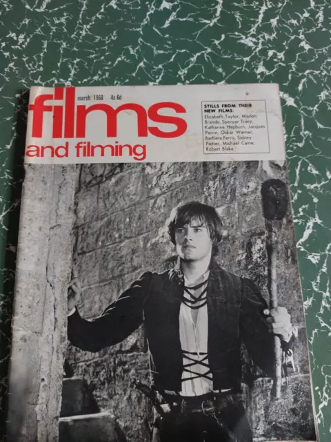 FILMS and FILMING Magazine MARCH 1968 In Cold Blood Romeo & Juliet Guess Who's
