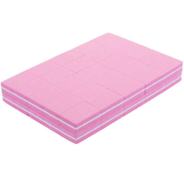 50 pz spugna smalto signorina lima per unghie cristallo mini tampone per unghie