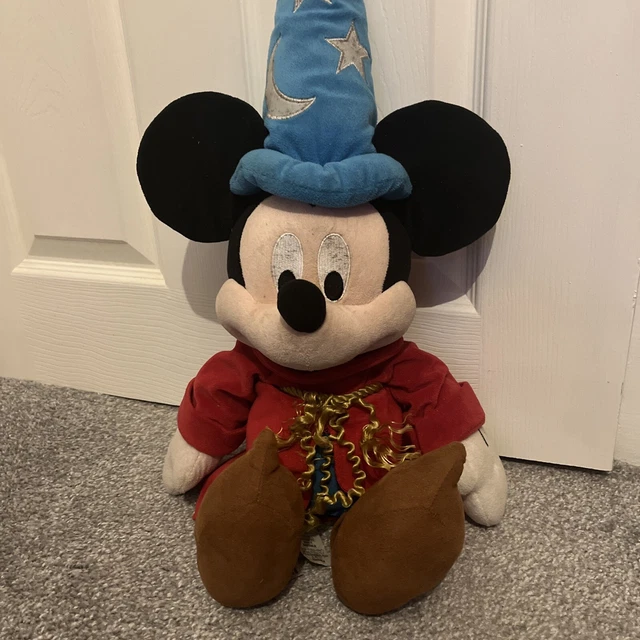 WALT DISNEY PARIS Mickey Mouse Sorcerer's Apprentice. Plush Wizard Soft
