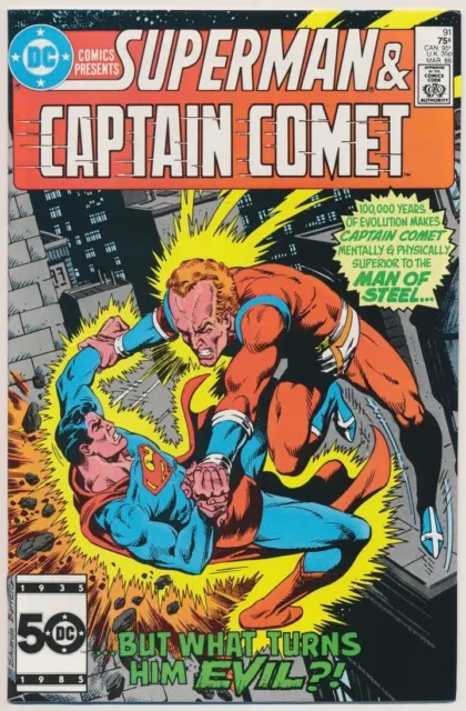 DC Comics Presents #91 Comic Book - DC Comics!  Superman & Captain Comet