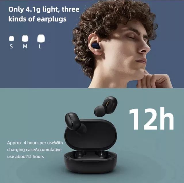 Xiaomi PACK Redmi AirDots 2 Ecouteurs Intra-auriculaires sans Fil - Noirs 3