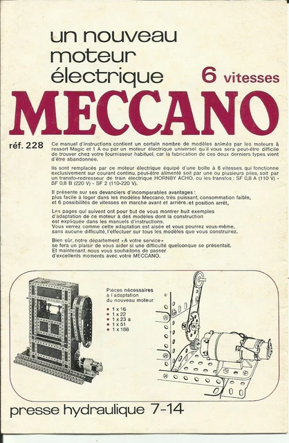 CONSTRUCTOR - ENSEMBLE 6 MODÈLES EN 1 - 288 PIÈCES (MECCANO) - CONSTRUCTION / Meccano