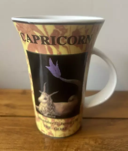 Yiyun Fine Bone China  Capricorn  Zodiac  Coffee Mug Free P&P