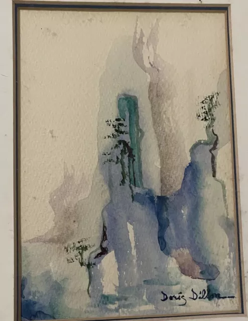 Doris Dillon/3 Watercolors Framed & Signed 2