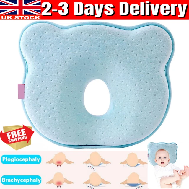 Newborn Baby Cot Pillow Prevent Flat Head Memory Foam Cushion Sleeping Support