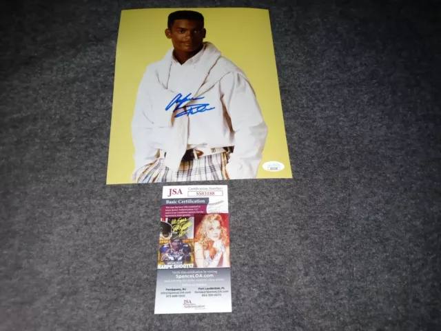 Alfonso Ribeiro Signed 8x10 Jsa Carlton Banks Fresh Prince Of Belair