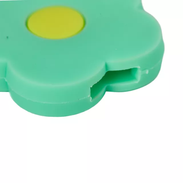 Coperchio chiavi cartone animato fiore colore tappo silicone accessori chiave carino portachiavi SN❤