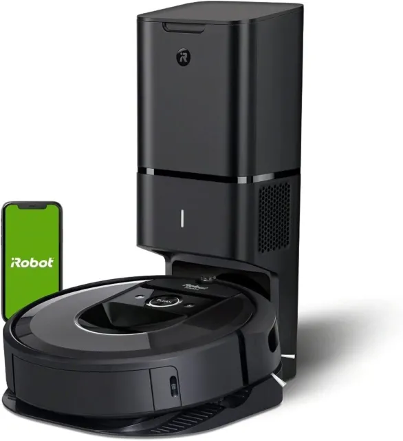 iRobot Roomba i7+ Robotic Vacuum Cleaner - Black (I755000)