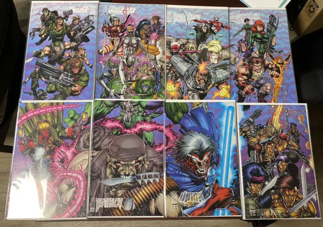 Wildstorm Puzzle Variant Set 8 Image Whilce Portacio 1994 Gen 13 Stormwatch