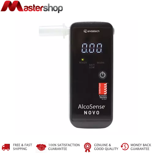 Andatech Alcosense Novo Alcohol Tester Breathalyser Fuel Cell Sensor