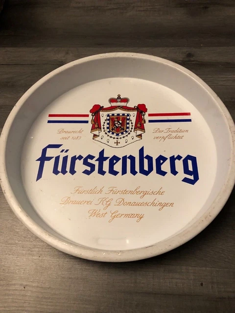 Furstenberg German Beer Tray Collecable Pub/Bar Mancave