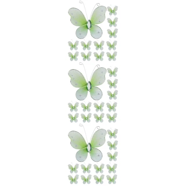 36 PIEZAS mariposas puras manualidades mariposas decorativas mariposas