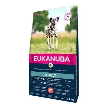 Eukanuba Adult au saumon pour chiens de grande race, 2,5 kg 2