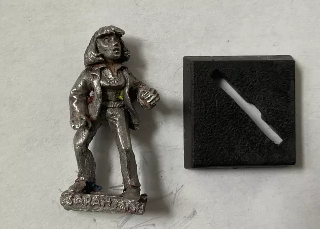 Doctor Who Sarah Jane Smith 25mm White Metal Citadel Miniatures Vintage 1985